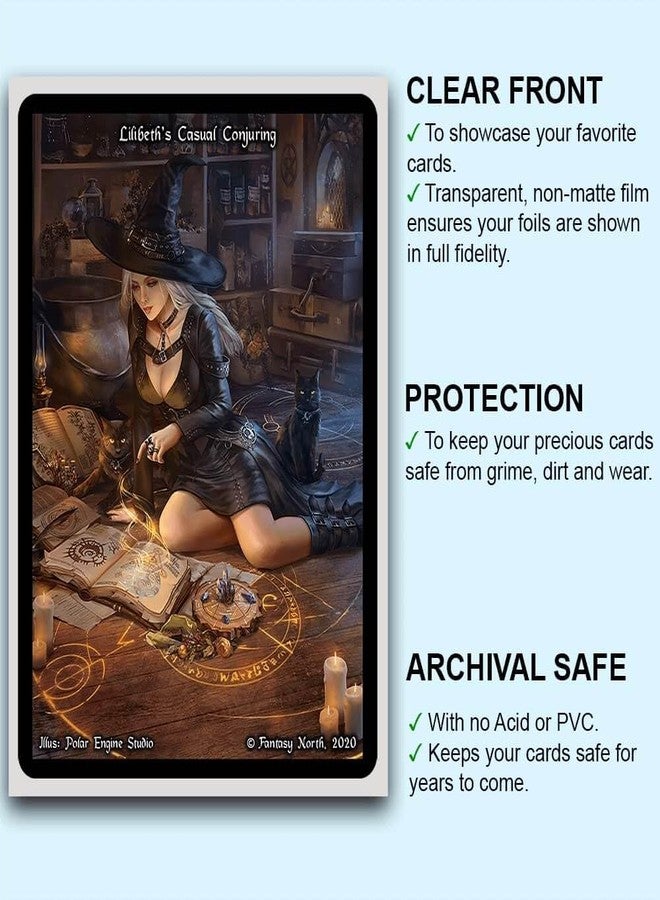 Fantasy North - Dhurigan - The Goblin Foe - 100 Textured Matte TCG Card Sleeves - Fits Magic MTG Commander Pokemon and Other Card Games - Playing Card Sleeves - Image 3